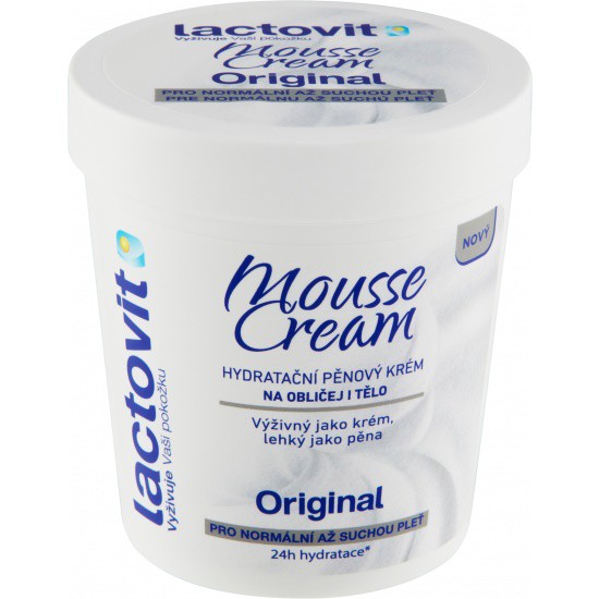 Lactovit Mouse Cream Original 250ml | Péče o tělo - Krémy - Pleťové a tělové krémy